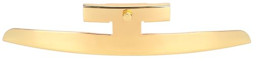 Banjo Armrest Einzelbein Aus Zinklegierung Gold, Poliert Mit Schrauben - Langlebiges Musikinstrumentzubehör, Einfache Montage Für Retro Banjo Modelle