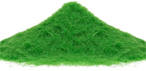 CATZUM 30 g/Confezione Polvere di Erba Statica Muschio Piante Artificiali, Erba Sciolta Prati, Erba per Modellismo Ferroviario e Diorami (verde invernale)