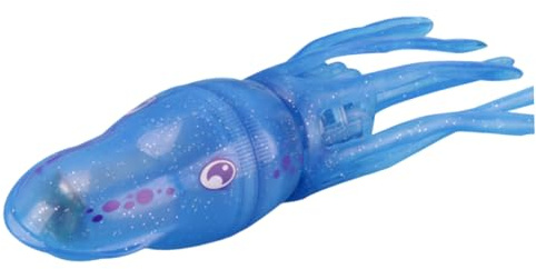 Juguetes de baño de Piscina de Calamar de Buceo para niños Pulpo eléctrico Juguetes de Peces de natación Accesorios de Entrenamiento de natación para niños Azul