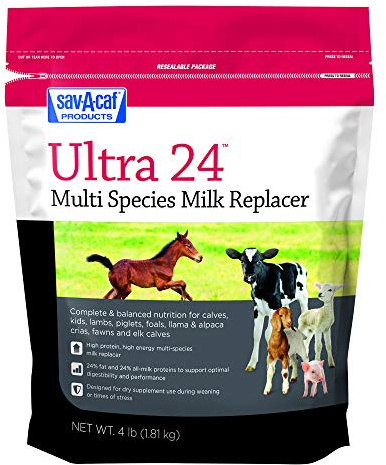 Milk Products Grade A Ultra 24 Milk Replacer, 4-Pound