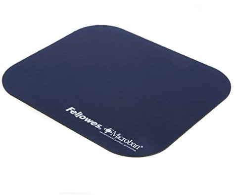 Fellowes 5933907 Mousepad con Microban, Nero