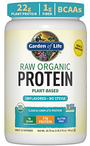 Garden of Life Raw Organic Protein Powder, Unflavoured