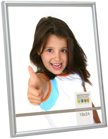 Deknudt Frames - Cadre photo en résine pour photo 40x60cm - argenté - pour accrocher - pour affiches ou posters - S011D1 40x60