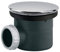 bonde de douche - plastique - sortie horizontale - diamètre 40 - valentin 57150000000