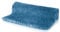 Spirella Badteppich Badematte Duschvorleger Mikrofaser Hochflor | flauschig | rutschhemmend | geeignet für Fußbodenheizung | 80x150 cm | Blau