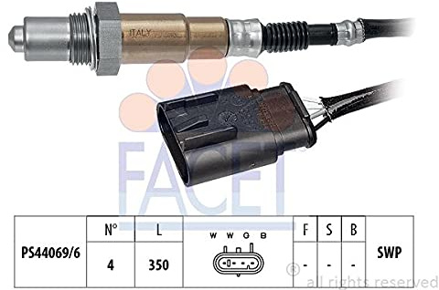 FACET 10.8097 Lambdasonde Oxygen O2 Sensor Beheizt Planarsonde Kompatibel mit FIAT PANDA 169 1558873 KW 498 097 51774422