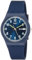 Swatch Unisex Analog Quarz Uhr mit Silikon Armband GN718