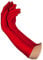 Wicked Costumes Ladies Long Elbow Length Gloves - Red Fancy Dress Gloves