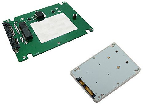 KALEA-INFORMATIQUE Adapter box for mounting a Lenovo X1 Carbon Ultrabook SSD on a SATA port.