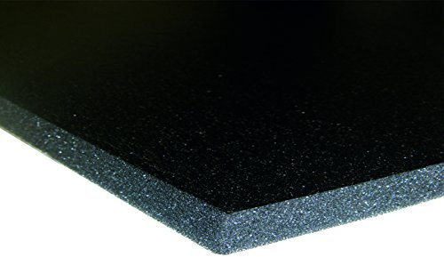 Akustikschaumstoff mit Schutzschicht - PU SKIN 20 selbstklebend - Schwarz 1.000x500x20mm 0,5m2