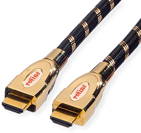 ROLINE Gold HDMI Ultra HD Kabel mit Ethernet, ST/ST, 2 m