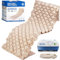 AIESI® Antidekubitus Matratze luftblasen mit einstellbarem Kompressor im wechselzyklus DOCTOR MATTRESS, 130 Zellen, Kapazität 150 kg, Super-leise, Reperaturset, Garantie 24 Monate