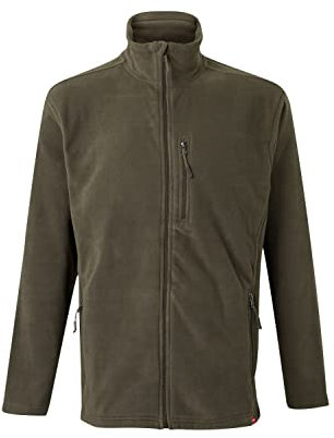 VELILLA 201502 Herren Fleecejacke, Grün des Jägers, XL