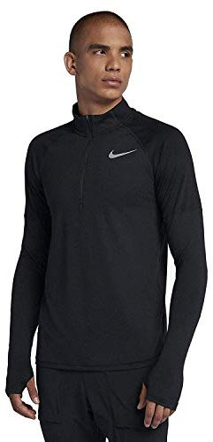 Nike Men M Nk Elmnt Top Hz 2.0 Long Sleeved T-Shirt - Black, X-Large