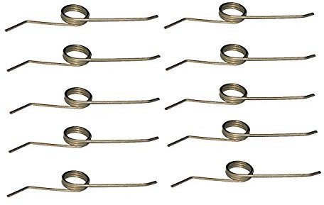 TikTakToo 10er Set Ersatz-Feder für Duo-Bin Abfalleimer, 10 Stück Federn zur Reparatur des Mülleimers