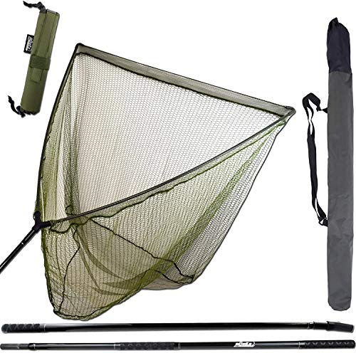 Angel-Berger Magic Baits Karpfenkescher Set Carp Net Kescher Karpfen Angelkescher Unterfangkescher