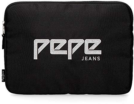 Pepe Jeans Uma Custodia Tablet Nero 35x14x5 cms Poliestere 12