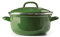 BK Indigo Cocotte Ronde Allemande Emaillée Héritage Néerlandaise avec Couvercle avec Revêtement Antiadhésif en Céramique Sans PFAS, 22 cm/3.3 Litre, Induction, Lavable au Lave-Vaisselle, Au Four, Vert