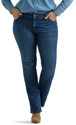 Lee Damen Legendary Mid Rise Bootcut Jeans, Compass, 46