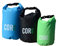 COR Surf Sac étanche Flottant de pour Garder Le matériel au Sec pour Kayak, Rafting, Bateau, Natation, Camping, randonnée, Plage, pêche (Bleu, Noir, Vert - Paquet de 3)