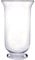 Floralcraft® 20cm Tall Glass Hurricane Vase, Storm Lanterns Candle Holder for Home Decoration Wedding Centrepiece