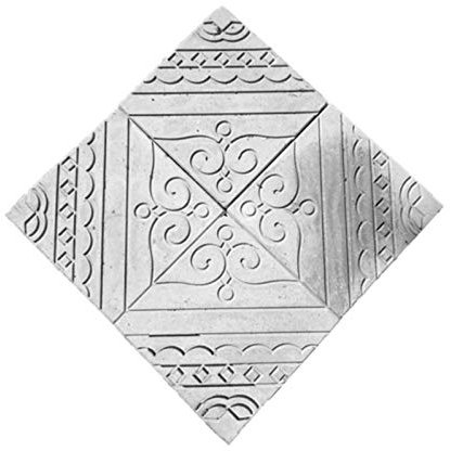 Moule A Pavé,Moule Pour Dalles En Beton 2pcs plastique carrée Revêtement en béton Mold Garden Road Paving moule bricolage Chemin de construction Brique Outilllage ciment Moisissures Moule Beton