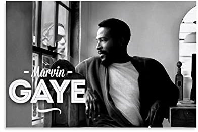 Marvin Gaye Poster und Leinwand-Kunstdruck, modernes Familienschlafzimmer, ästhetische Dekoration, 20 x 30 cm