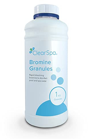 ClearSpa Bromine Granules 1kg - Suitable for Hot Tub, Spa and Swimming Pool Water Treatment