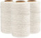 G2PLUS 3x100M Cuerda Beige de Algodón,Macrame Cuerda de Algodón Hilo Macrame 2mm Cordel de Jardín para Jardinería Envolver Regalos,Hornear Manualidades