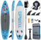 UPWELL 320x81x15cm Aufblasbares Paddle Board Sup - Stand Up Paddling Board mit Kajaksitz Surfbrett Erwachsene Paddleboard, Native Floral