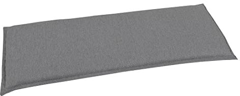 OUTLIV. 2-Sitzer Bankauflage 115x48cm: Hellgrau, Wasserabweisend, Fleckenbeständig, 100% Polyester, Hochwertiges Sitzkissen für Gartenmöbel
