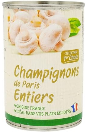 Champignon Paris entier - France - Boîte 390g