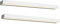 2er Set Badezimmer Wandleuchten Up and Down in Silber Chrom, 90cm lang