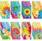 Nezyo 24 Stück Mini Tie Dye Notizblock Pastellkunst Party Klein Notizbuch Tie Dye Spiral Schreibblock Notizbuch Party Hippie Mini Tagebuch für Kinder Klassenzimmer Geburtstag, 2,36 x 3,94 Zoll
