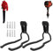Juformin crochets muraux pour désherbeur, porte-outils électriques pour mur de garage, crochets utilitaires pour outils de garage et rangement, 2