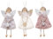 Weihnachtsengel Weihnachtsanhänger, 3 Stück Weihnachtsbaumschmuck Engel Figuren Weihnachten Baumschmuck Hängende Puppen Weihnachtsdeko Puppen Christbaumschmuck für Weihnachtsbaum