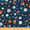Feelyou Stoff mit Bällen, Meterware, Fußball, Basketball, Baseball, Polsterstoff, Sportspiel, Outdoor-Stoff, Baseball-Gaming, Polsterstoff für Stühle, 91 cm, Blau