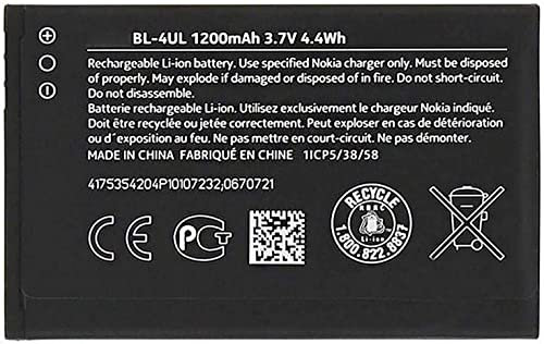 Audiosystem Battery for Nokia 3310 (2017) ASHA 220 225 225DS BL-4UL Original Capacity Microsoft 1200 mAh