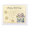 TAKULA Geburtstagsgeschenk Bilderrahmen Geldgeschenke Verpackung,Bilderrahmen zum Befüllen Geldgeschenk 22.3x27.4 cm|Happy Birthday