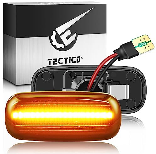 TECTICO Seitenblinker Seitenmarkierungsleuchter Lichtblinker Blinker Kompatibel mit Audi A3 S3 8L 2000-2003, A8 D2 1999-2002, TT 8N 2000-2006, 2 Stück