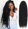 Samtress 30 pouces Marley Tresses cheveux 8 Packs Noir Afro Kinky Marley Twists Crochet Braids pour Faux Locs、Butterfly Locs、Spring Twist Hair Soft Cuban Twist Cheveux tressés (Noir)
