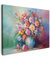 MuchoWow© Leinwand 70x50 cm Deko Schlafzimmer Aesthetic Leinwandbilder Wohnzimmer Gemälde Foto Geschenk Living Room Decoration Kunstdruck - Bunt - Blumen - Kunst - Malerei - Blumenstrauß
