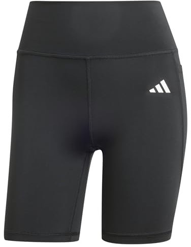 adidas Damen Optime Essentials Stash Pocket 7inch Short Leggings, black, L
