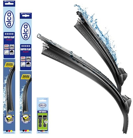 alca® Scheibenwischer Set passend für DACIA JOGGER (09.2021-08.2025) SUPER FLAT Flachbalkenwischer