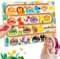 Montessori Spielzeug Magnetspiel Labyrinth ab 3 Jahre Magnet Spielzeug Kinder Holzspielzeug Farben & Zahlen Lernspiele Geschenk Spielzeug für 3 4 5 6 7 8+Jahre Mädchen Junge Geburtstag Weihnachten