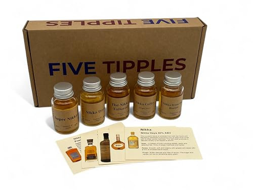 Five Tipples - Nikka Whisky Tasting Collection Gift Set | Nikka From the Barrel | Nikka Tailored | Nikka Days | Super Nikka | Nikka Coffey Malt