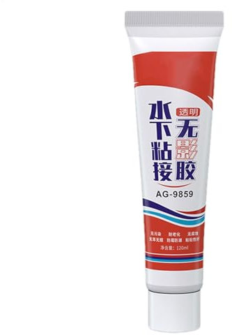 Verre étanche - Colle instantanée super instantanée - Mastic isolant étanche - Reliure de verre de réparation - Mastic adhésif isolant, aquarium de silicone - Colle résistante intempéries