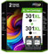 301 XL Druckerpatronen Schwarz Kompatibel für HP 301 Druckerpatronen 301XL Multipack für HP Envy 4500 Druckerpatronen 5530 4504 5534 Deskjet 2540 2544 1510 Officejet 4630 2620 (Schwarz, 2er-Pack)