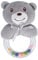 Yardwe Grey Bear Teether Sensory Early Development Activity Toys for Boy Girl Pacifier Safe