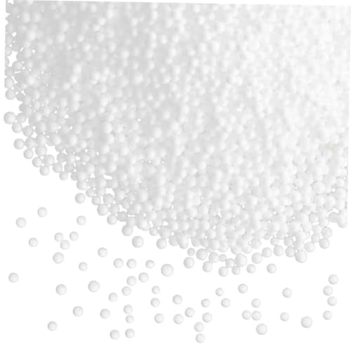 Anneome Sitzsackfüllung Schaumstoffperlen Füllmaterial für Kissen Polster und Sitzkissen Leichter Formvollendeter Füllstoff für Puppen Sofas Stillkissen und Poufs Nachfüllpack